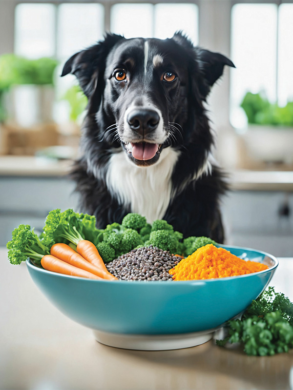 一些寵物父母尋找素食和植物基礎(chǔ)的狗食是為了避免動物性蛋白；另一些人則認(rèn)為這是對他們寵物更環(huán)保可持續(xù)的選擇。